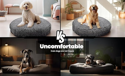 Muddy Mat®Cloud K-9 Bed for Dogs & Cats, Soft & Relaxing Round Dog Bed - Image 7