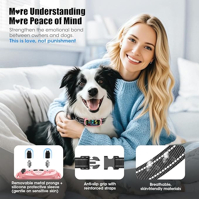 Smart AI Bark Collar for Large Medium Small Dogs, Anti Barking Device - Image 7