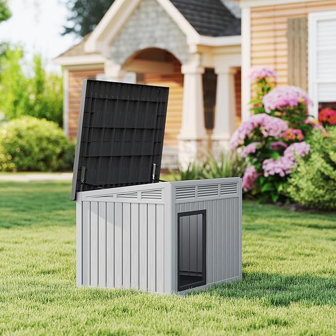 Fancyango Outdoor Dog House for Large Dogs, Outside Dog House - Image 7