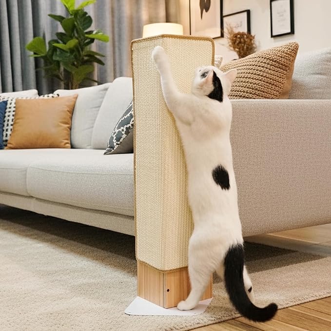 PETKARAY Couch Corner Cat Scratcher, Sisal Furniture Protector - Image 7