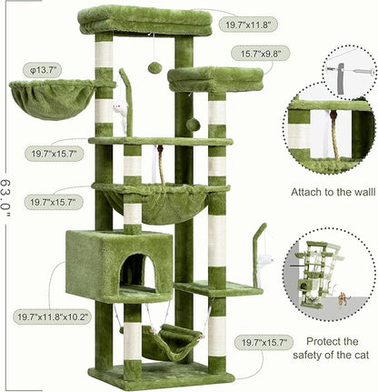 Gitelsnour Cat Tree, Cat Tower for Large Cats - Image 7