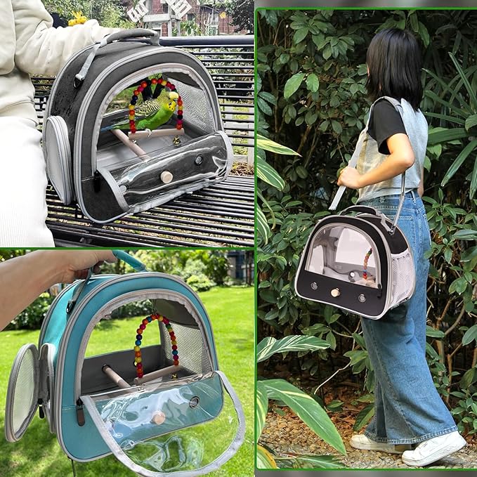 Portable Parrot Travel Cage Carrier - Image 6