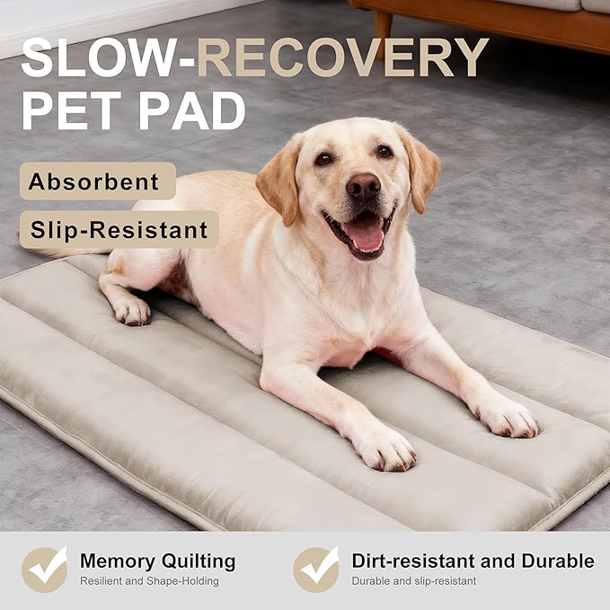 Dog Bed Mat, Reversible Dog Crate Pad - Image 7
