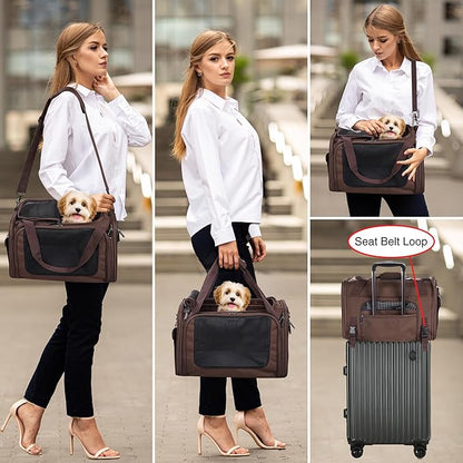 EliteField Deluxe Soft-Sided Pet Carrier, Travel Bag - Image 3