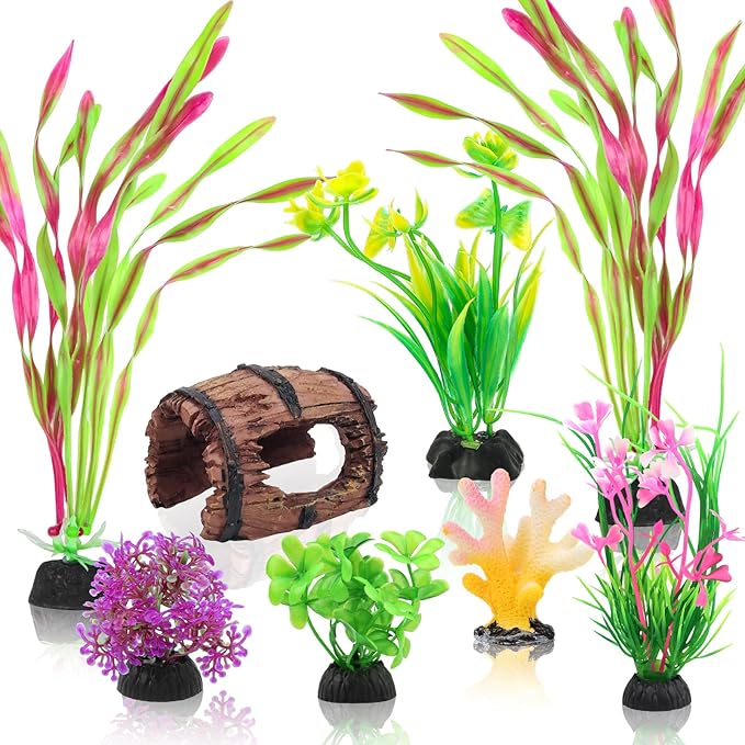 QUOZUO Small Fish Broken Barrel Decor Fish Tank Decorations Aquarium by QUOZUO