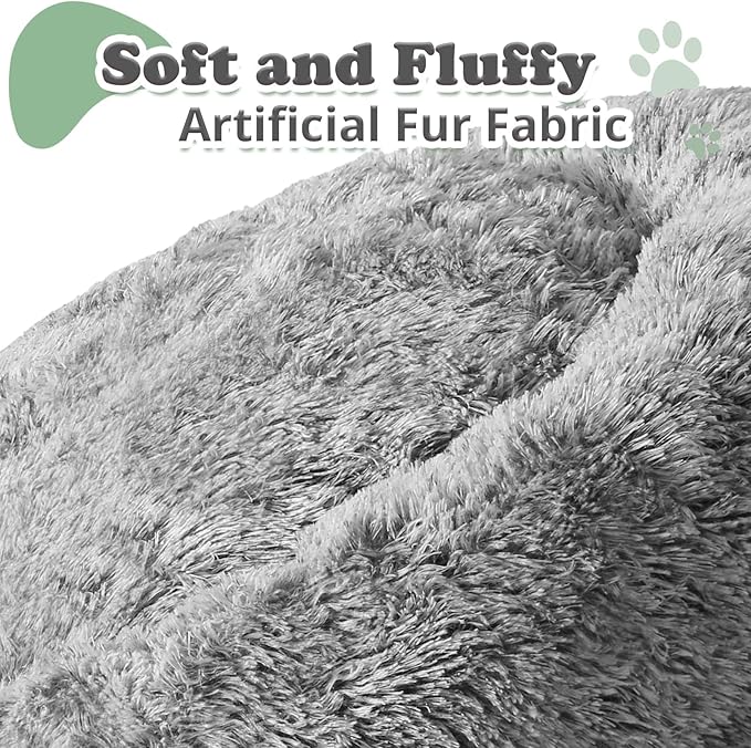JOLLYVOGUE Dog & Cat Bed, Calming Anti-Anxiety Pet Bed - Image 3