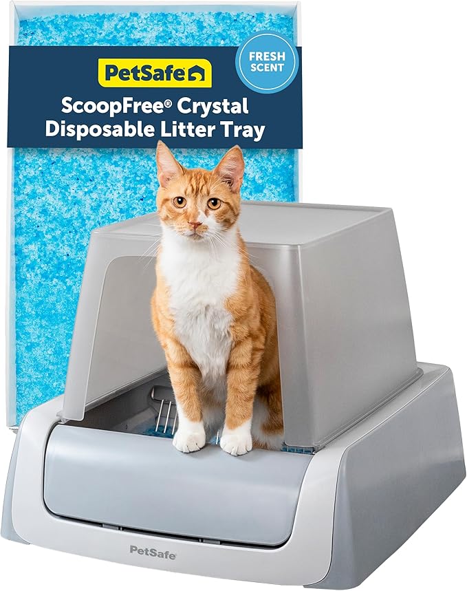 PetSafe ScoopFree Crystal Pro Legacy Self-Cleaning Automatic Cat Litter Box by PetSafe