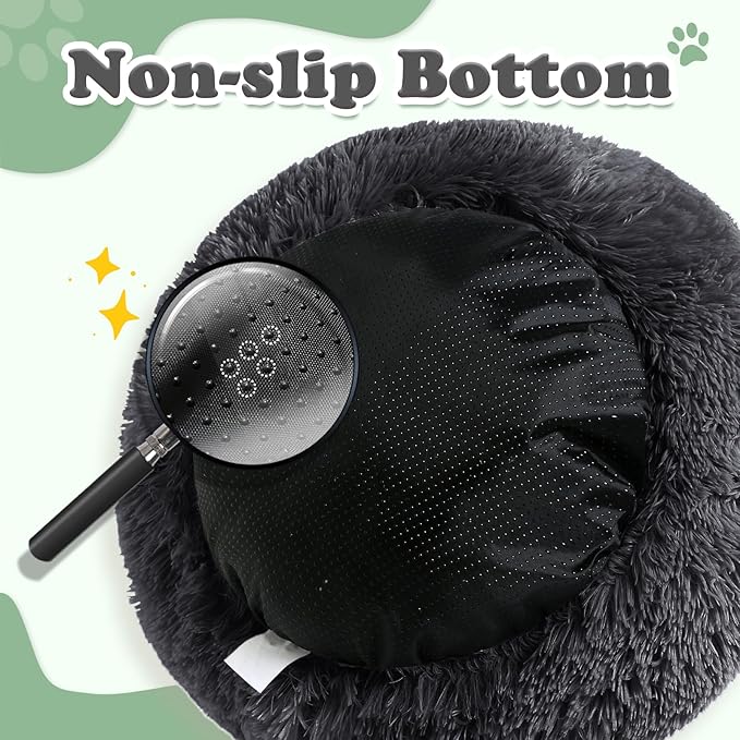 JOLLYVOGUE Dog & Cat Bed, Calming Anti-Anxiety Pet Bed - Image 3