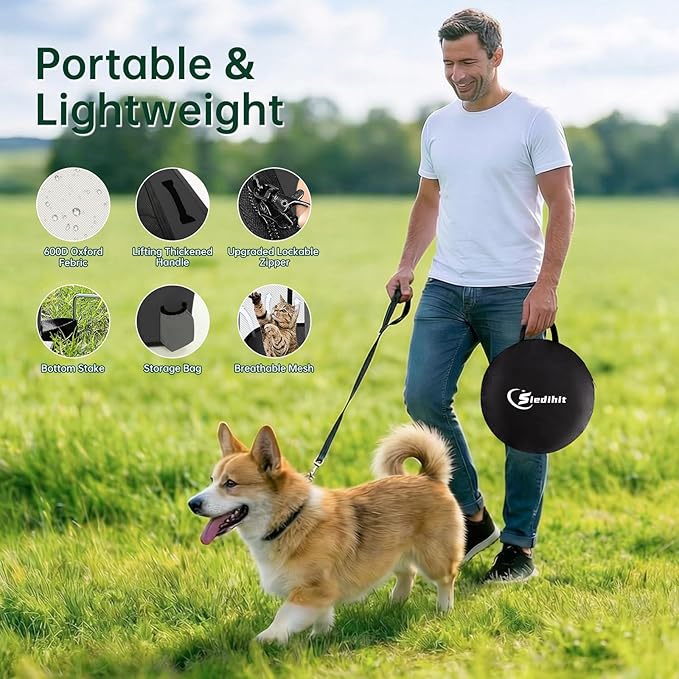 Dog Playpen, Cat Pet Puppy Pen, Portable Playpens - Image 4