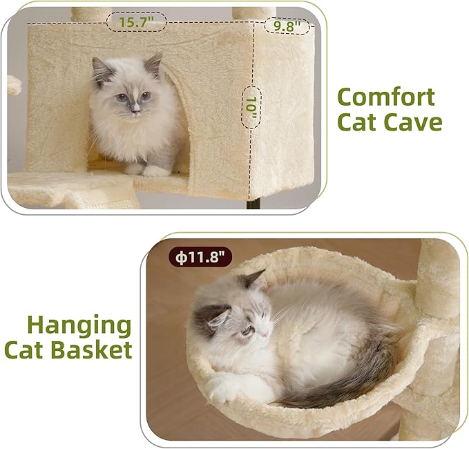 Gitelsnour Cat Tree for Indoor Cats, Cat Tower - Image 4