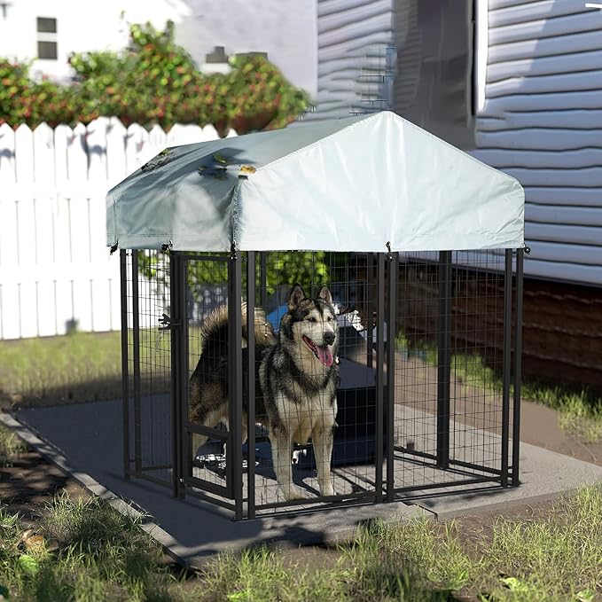 LEMBERI 4x4x4 Outside Dog Kennel - Image 3
