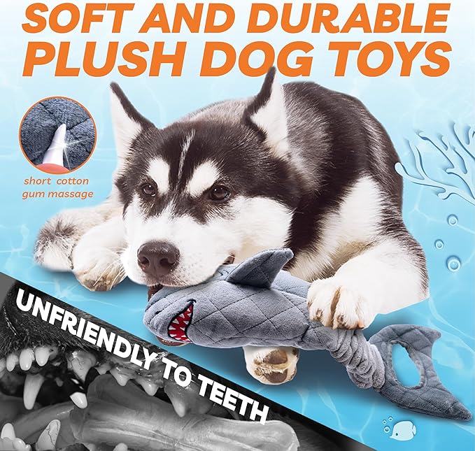 Dog Toys for Small Dogs, Squeaky Tough Dog Toys for Aggressive Chewers - Image 3