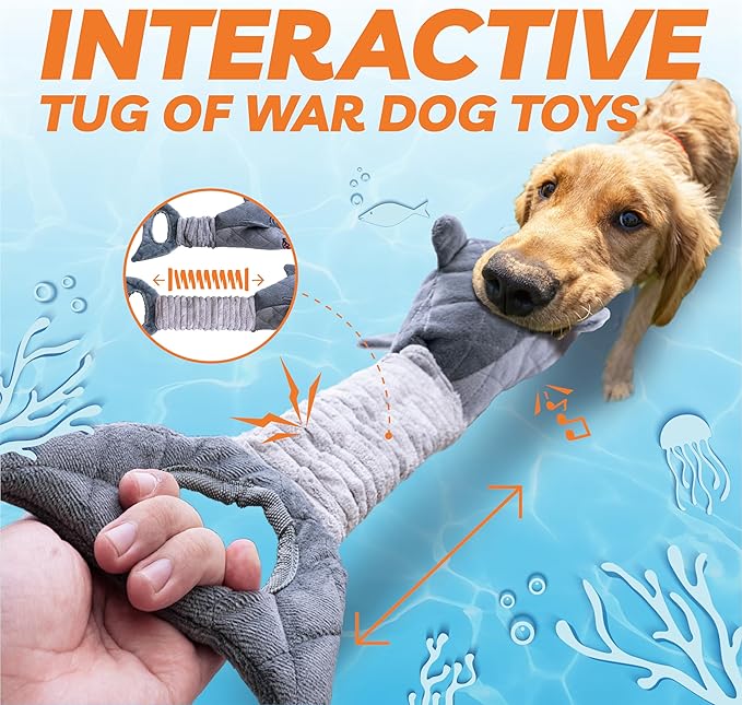 Dog Toys for Small Dogs, Squeaky Tough Dog Toys for Aggressive Chewers - Image 2