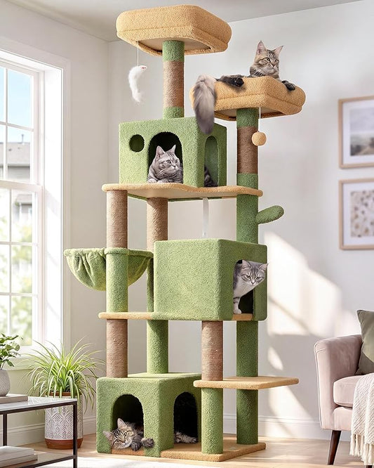 Globlazer Cactus Cat Tree Tall, 71 inches Cat Tower by Globlazer