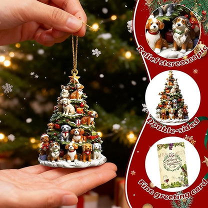 Christmas Ornaments Dog, 2025 Relief Christmas Tree Ornaments Dog Lovers - Image 4