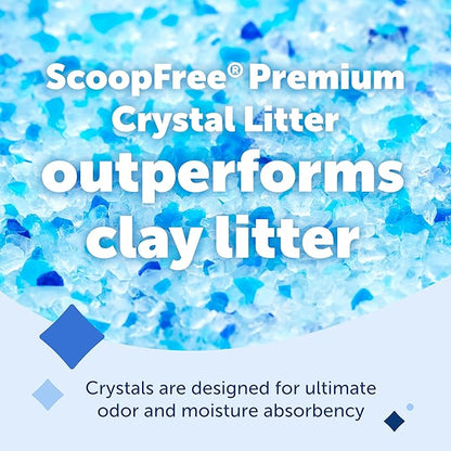 PetSafe ScoopFree Odor Control Crystal Cat Litter, Fresh Scent, 8 Lb Bag - Image 2