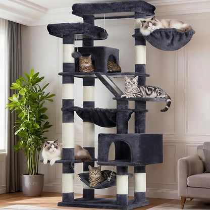 Heybly Cat Tree, 71-Inch-Tall Tower - Image 4