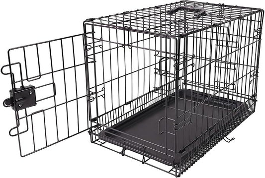 Amazon Basics Portable, Foldable Metal Wire Dog Crate by AmazonBasics