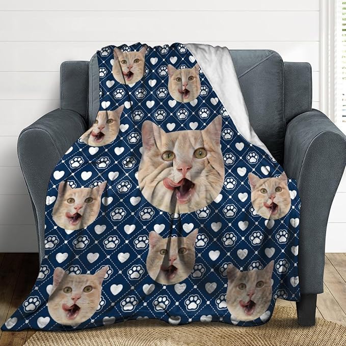 Custom Pet Name Blanket Personalized Dog Memory Blankets - Image 2