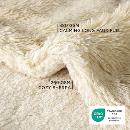 Bedsure Dog Blankets for Large Dogs, Fluffy Waterproof Dog Blanket for Couch - Image 3