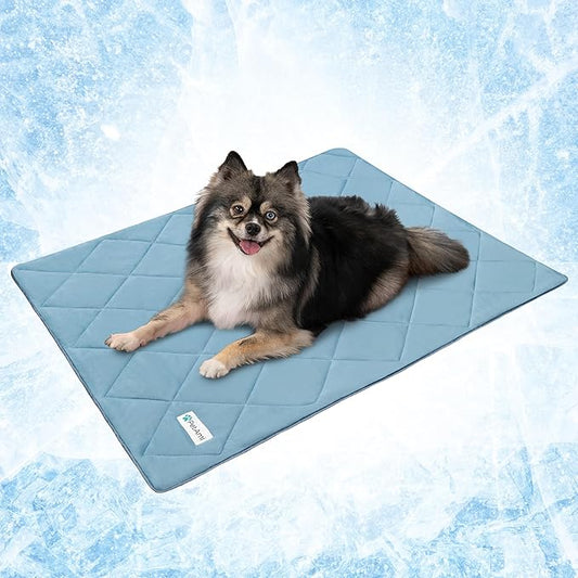 PetAmi Premium Cooling Dog Blanket | Lightweight Fluffy Pet Throw Blanket Bed by PetAmi