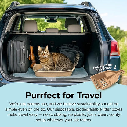 Kitty Sift Disposable Cat Litter Box Jumbo, Durable and Portable - Image 7