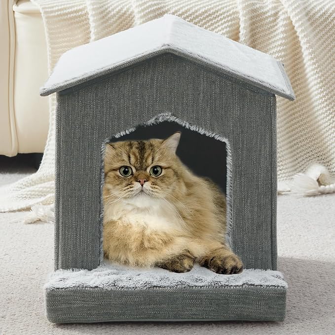 Cat Beds for Indoor Cats, Cat Houses, Cat Cave - Image 7