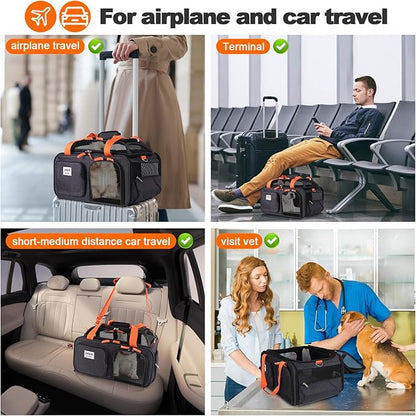 pidipiti 19x13x9 TSA Approved top Expandable pet Carrier - Image 6