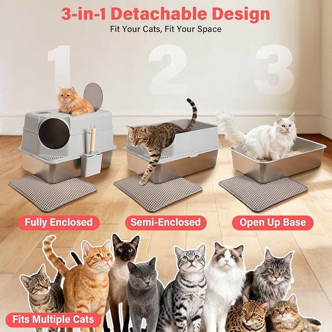 Stainless Steel Litter Box - Image 3