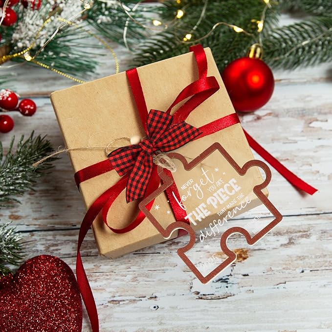 Christmas Puzzle Ornaments 2025 Thank You Ornament Never Forget You are The - Image 5