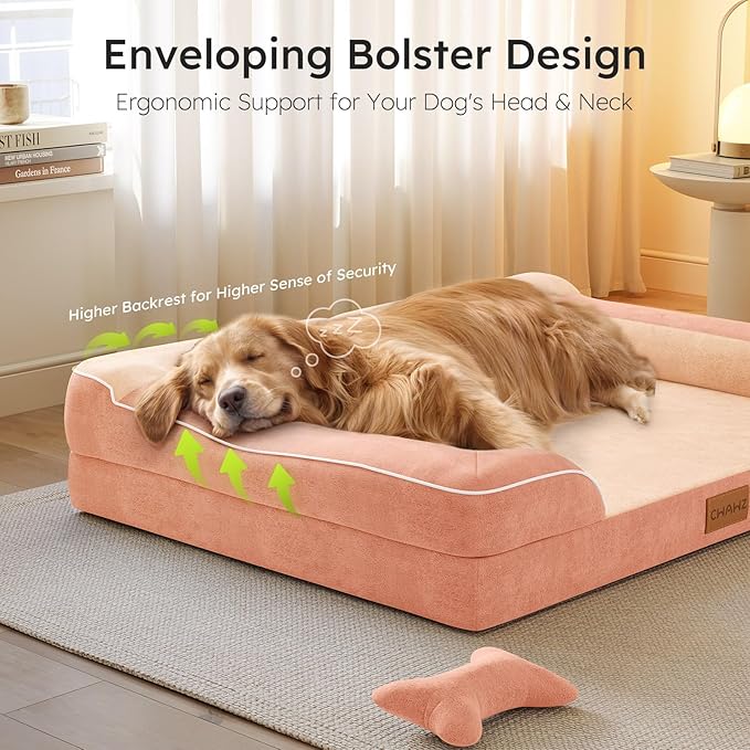 CWAWZ Extra Large Dog Bed, Orthopedic Dog Bed - Image 4