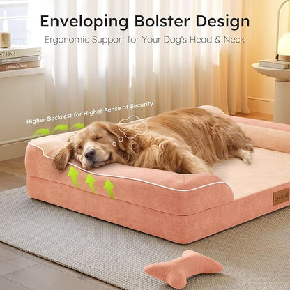 CWAWZ XXL Dog Bed for Extra Large Dogs, Giant Orthopedic Dog Bed - Image 4