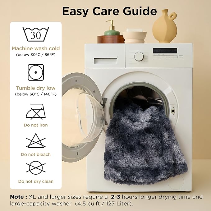 Bedsure Dog Blankets for Large Dogs, Fluffy Waterproof Dog Blanket for Couch - Image 5