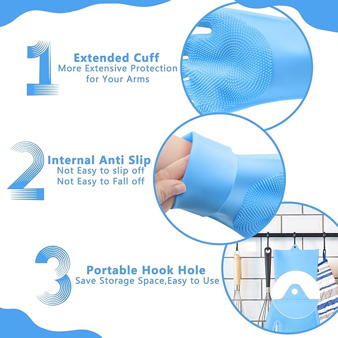 Pet Grooming Gloves—Dog Washing Gloves - Image 6