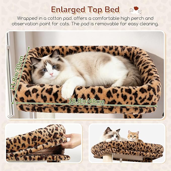 Globlazer Leopard Cat Tree Tower - Image 2