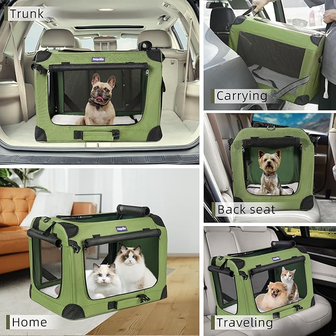 Petprsco Large Cat Carrier for 2 Cats Small Medium Dogs, Soft Pet Carrier - Image 7
