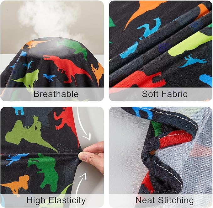 Bienbee Dog Pajamas, 4 Pack Dog Recovery Suit Shedding Suit Cute Soft Puppy - Image 5
