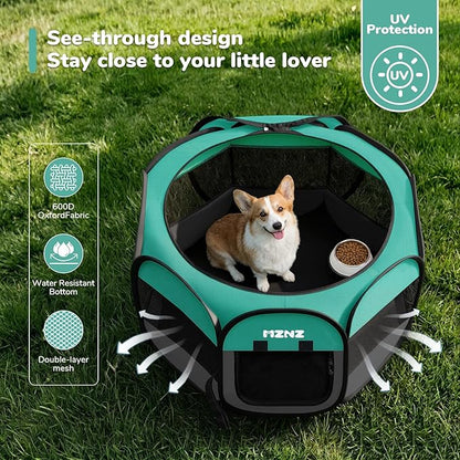 Dog Playpen, Portable Puppy Pet Crate Indoors - Image 6