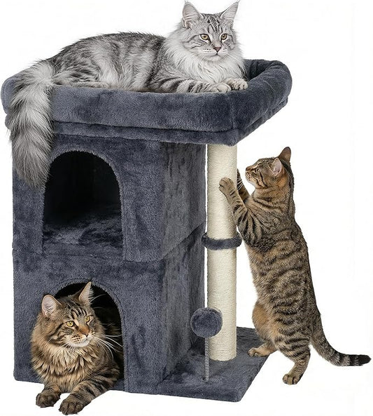 Aechonow Cat Tree for Large Cat, 19x16.5In Large Cat Perch, Adult Cat Tower for by Aechonow