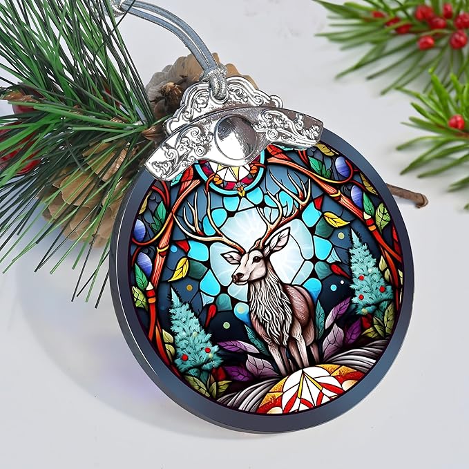 Jocidea Deer Christmas Ornaments, Deer Decor Christmas, Deer Christmas Tree - Image 6