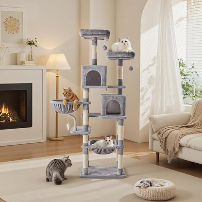 Sweetcrispy 71 inch Cat Tree Tower, Large Multi Level Cat Climbing Tower - Image 7