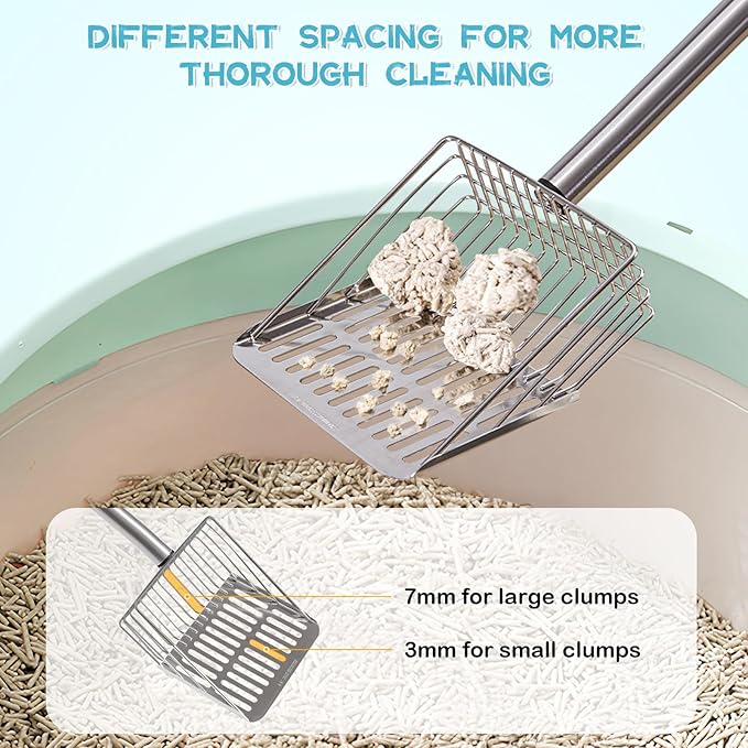 PETOCAT Metal Cat Litter Scoop - Image 3