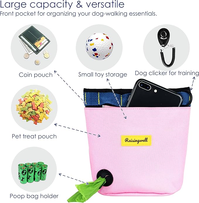 Raisingwell Dog Treat Pouch for Pet Walking and Training - Image 4