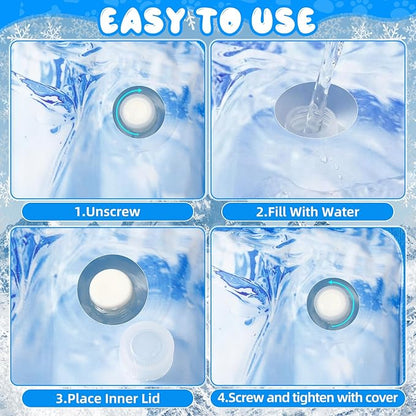 Chunful 4 Pack Dog Cooling Mat Water Injection Pet Cooling Mat - Image 4