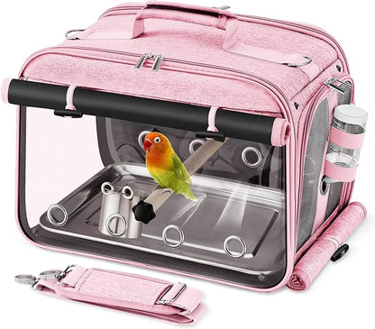 Bird Carrier Airline Approved, Bird Travel Cage by Suertree