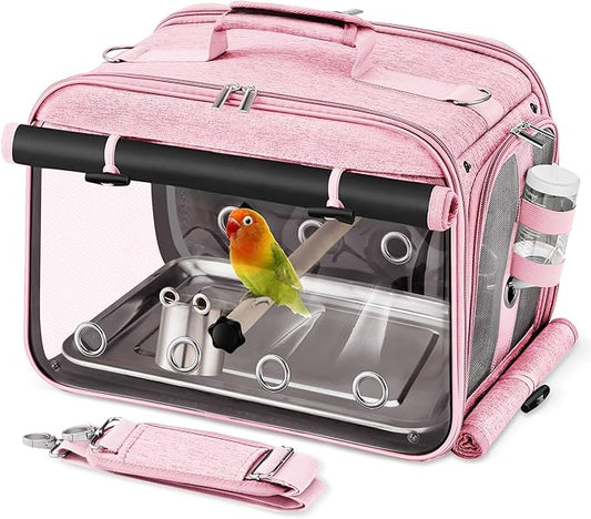 Bird Carrier Airline Approved, Bird Travel Cage by Suertree