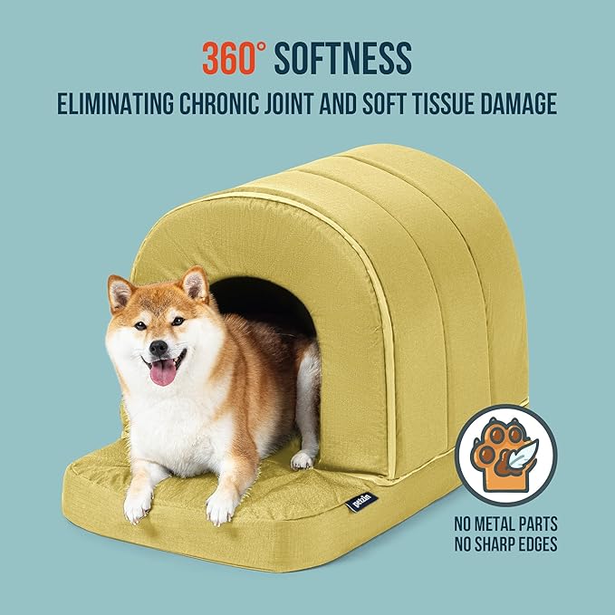 PELZIN Orthopedic Dog Bed House - Image 3