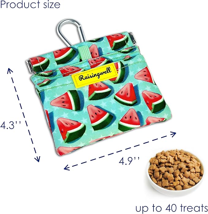 Dog Treat Pouch, Cotton Pocket Sized Training Holder, Hand Free Walking Funny - Image 2