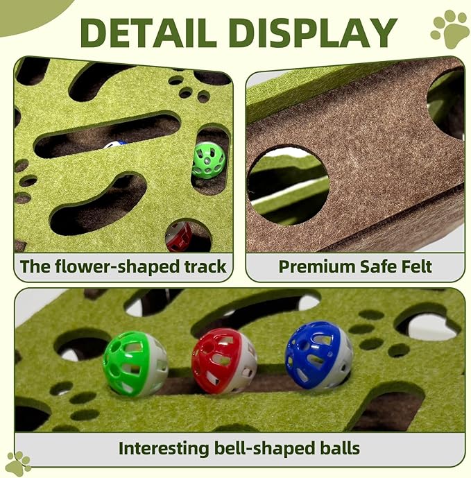 Interactive Soft Felt Cat Puzzle Toy - Image 4