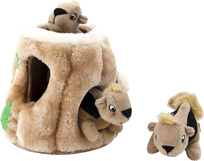 Outward Hound Hide-A-Squirrel Dog Toy – Interactive 2‑in‑1 Plush Puzzle - Image 9